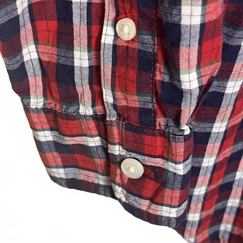 GAP Kids Plaid Button-Up Shirt - XXL (14-16)‎